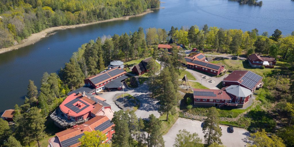 Motorhome sites att Vårdnäs Stiftsgård in Linköping